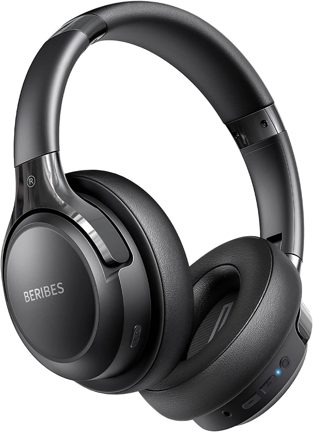 BERIBES Bluetooth Headphones Over Ear, 65H Playtime and 6 EQ Music Modes Wireles
