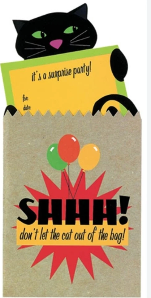 Novelty Invitations, (11) In This Box, Dont Let Cat Out Of Bag "Precious" - Image 2 of 4