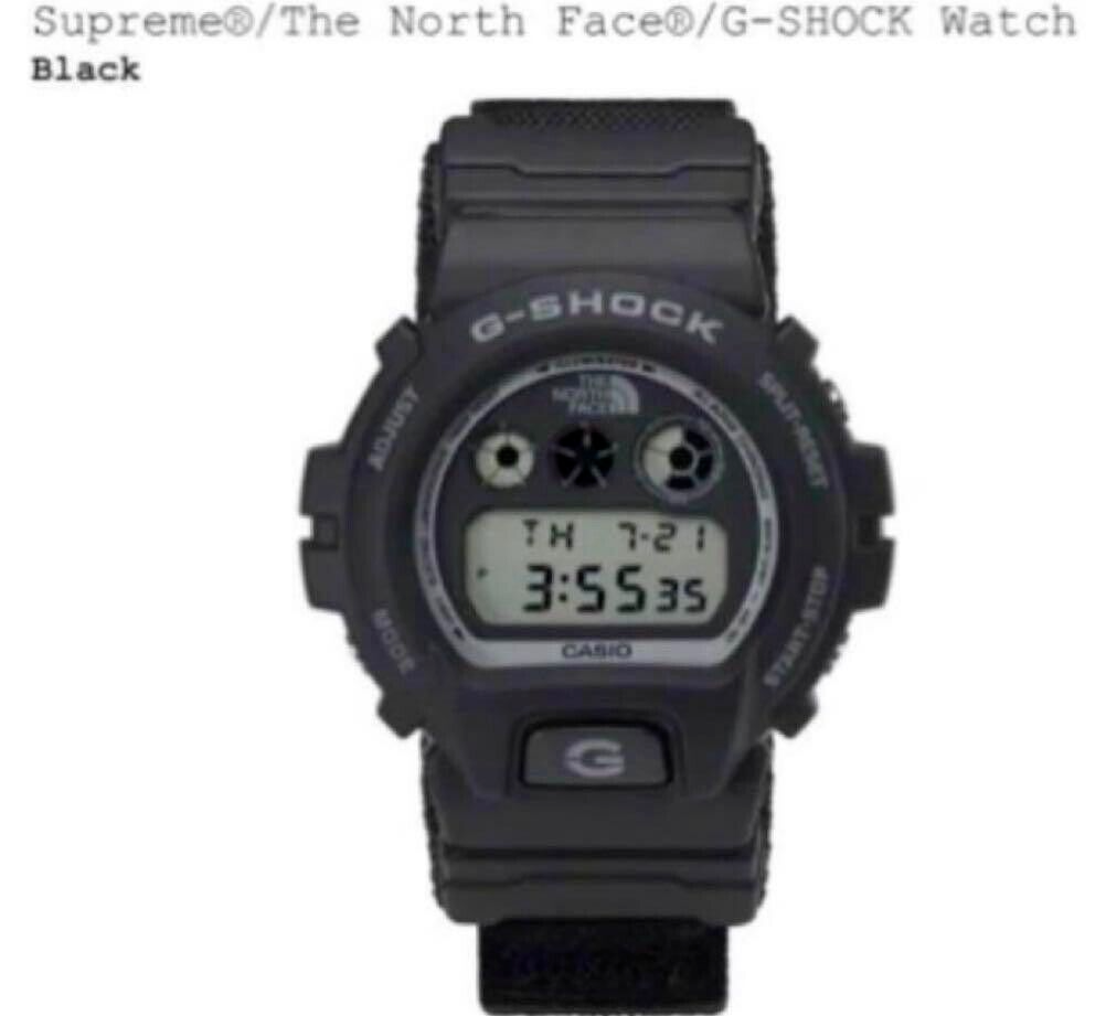 Supreme x The North Face x Casio G-Shock Watch Black TNF Supreme x The North Face x Casio G-Shock Watch Black TNF