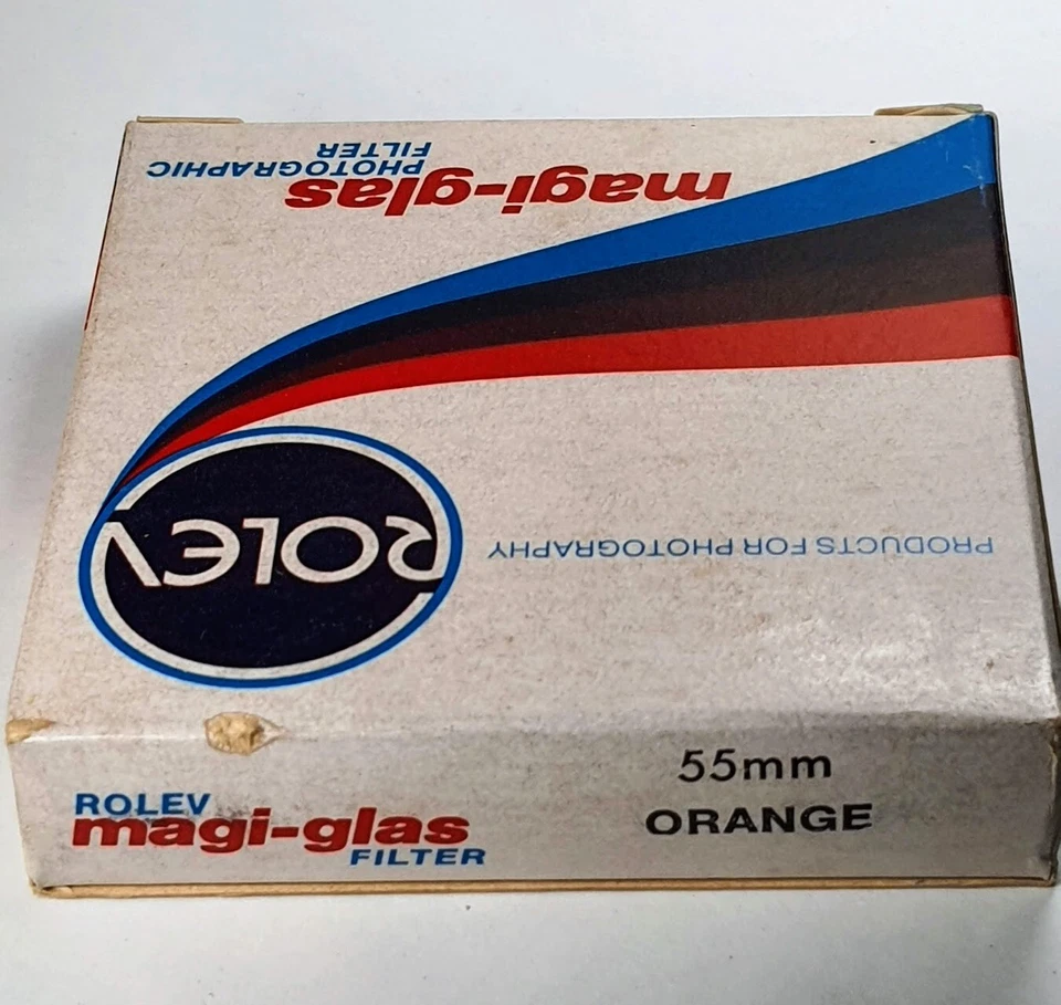 55mm Orange G Color Conversion Glass Lens Filter 55 mm O (G) E55 Rolev New Old s - Image 4 of 4