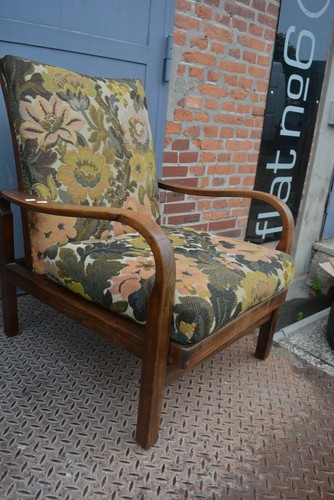 Bauhaus art deco 2 sillones un par de cerezas macizas aprox 1930 - Imagen 5 de 11