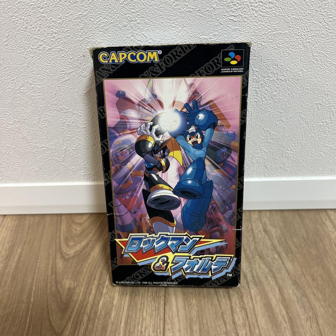 Nintendo Rockman & Forte Super Famicom SFC SNES Game