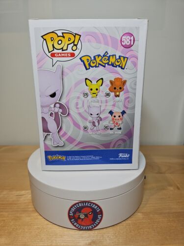 Funko Pop! Pokémon MewTwo 581 Flocked Limited Edition - Picture 3 of 9