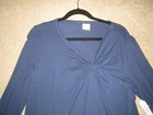 Soma Knotted front  Lounge Straight tunic In Galaxy Blue size L NWT — photo 2