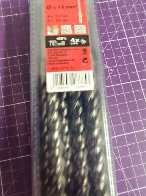 10Stk/Box (1stk/9 ) Milwaukee Hammerbohrer MX4 SDS-Plus 14x210mm UR