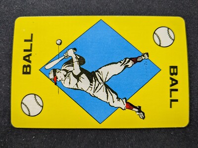 1957 Ed-U-Card Baseball Card Game # 20 Ball (VG/EX)