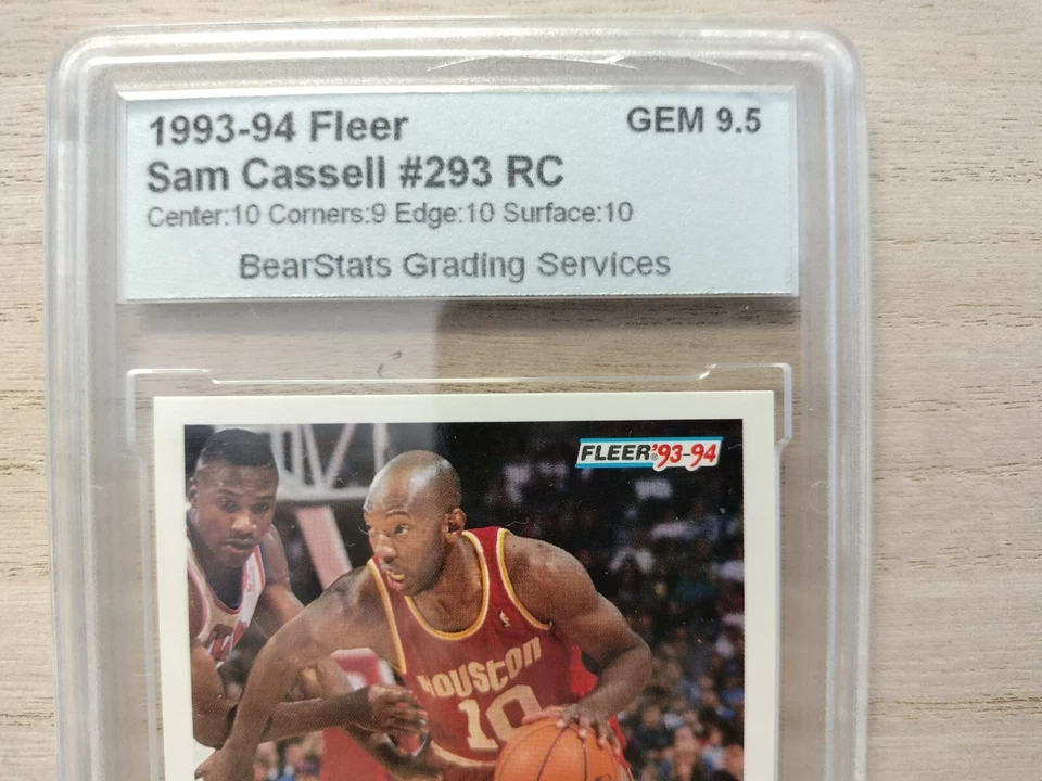 Tarjeta de baloncesto Fleer Sam Cassell 1993-94 # 293 Foto 2 de 4