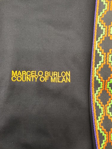 Marcelo Burlon County of Milan Folk Tape Logo Track Jacket - Size 2XL - Imagen 4 de 5