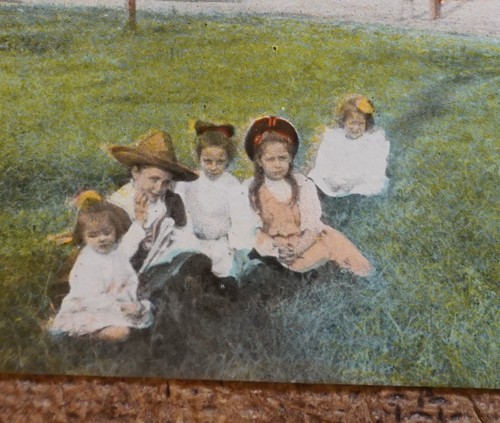 ptd: 1910 Atlantic Coast Line RR DEPOT SUMTER, S.C. Postkarte LITHO mit Kindern - Bild 3 von 4