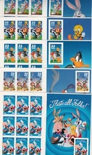 5 LOONEY TUNES SHEETS - ALL 5 SHEETS 3137 3204 3306 3391 3534 MNH
