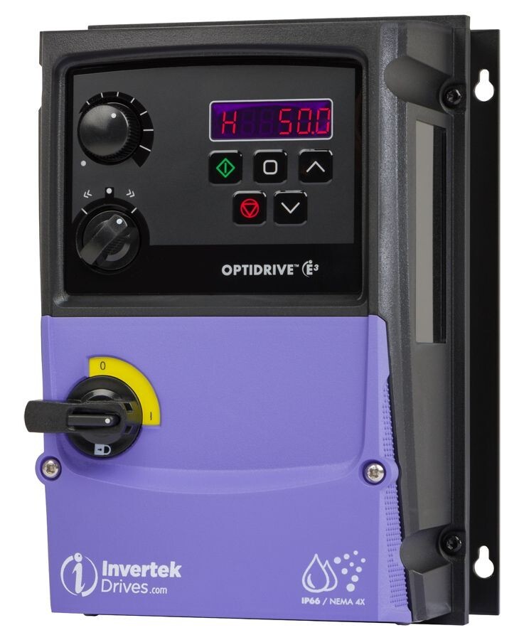 ODE-3-110043-101B - Invertek OptiDrive E3 - 1.0 HP VFD