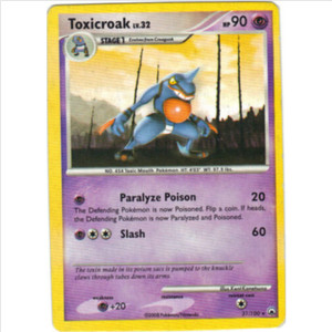 Pokemon Card Toxicroak 31/100 Majestic Dawn EXC
