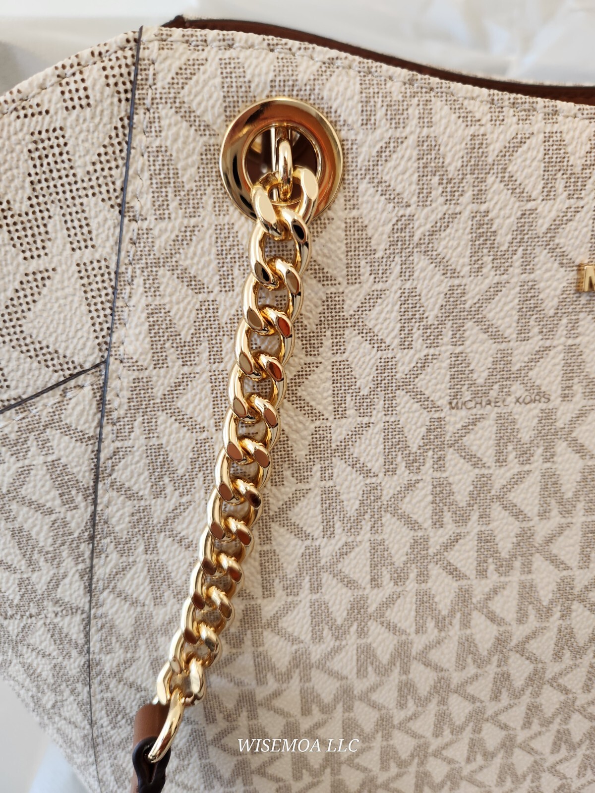 Michael Kors Jet Set Travel Large Chain Shoulder Tote for sale  