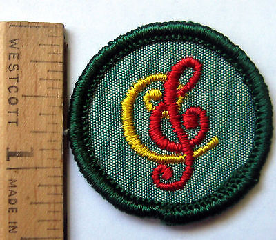 Girl Scout Junior 1963-1980 SONGSTER BADGE Group Musician Patch CHOOSE ...