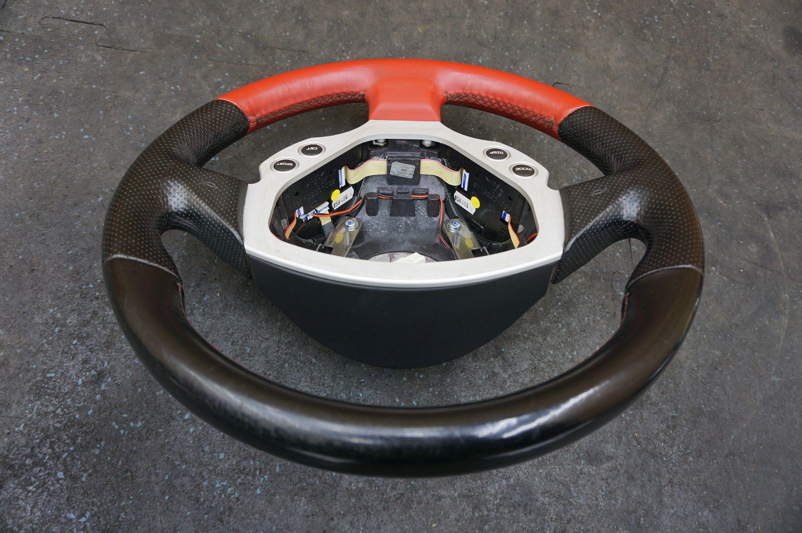 Steering Wheel Assembly Black Red Rosso 68070930 Ferrari 612 Scaglietti Sessanta