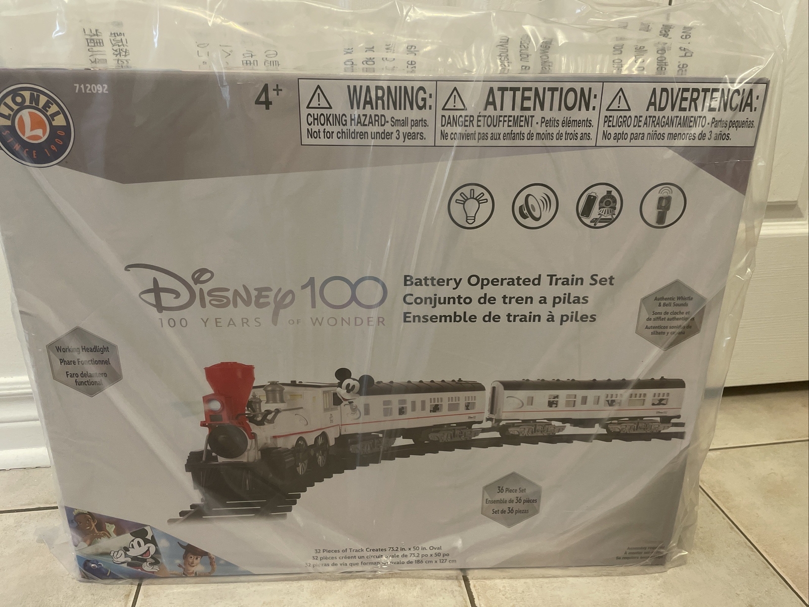 DISNEY 100 LIONEL TRAIN SET eBay