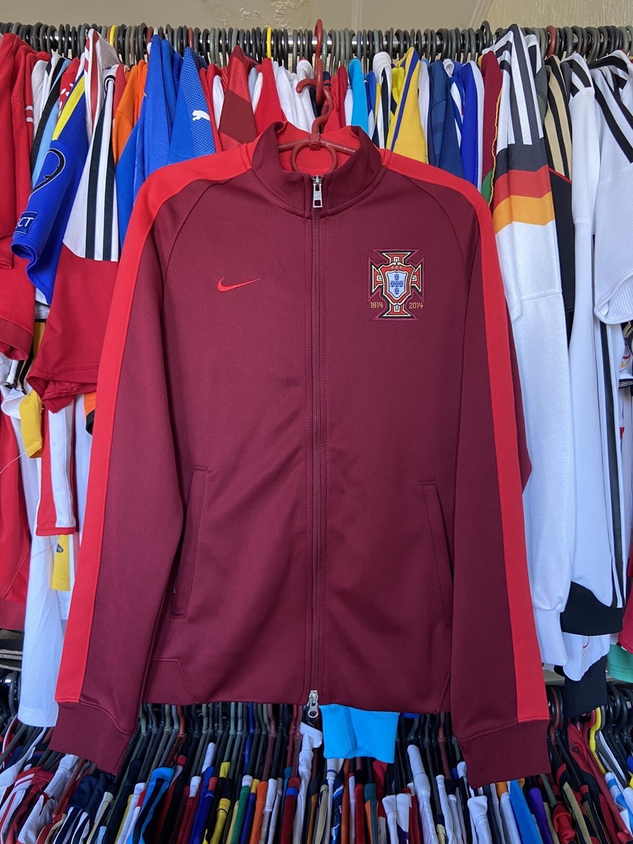 2013 2014 PORTUGAL N98 AUTHENTIC FOOTBAL SOCCER TRACK JACKET NIKE