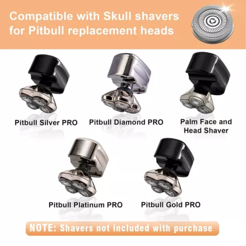 10 Replacement Blades For Pitbull Skull Shaver Platinum Gold Silver Butterfly - Bild 12 von 18