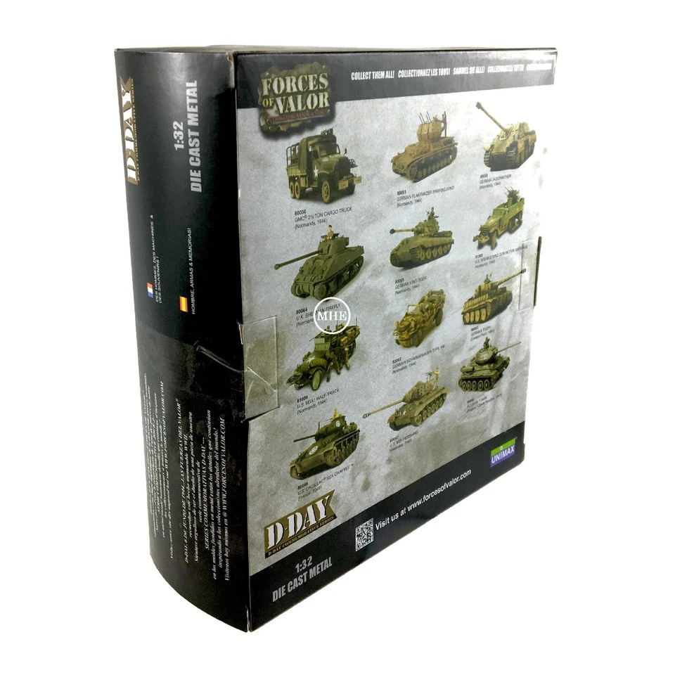 1:32 Diecast Unimax Toys Forces of Valor WWII US Army 1/4 Ton GPW Jeep - 2nd Gen - Image 2 of 2