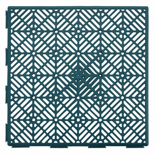 Pack Of 4 Tiles Green For Outdoor Deck Garden Flooring Tiles Board Decking  - Afbeelding 3 van 4