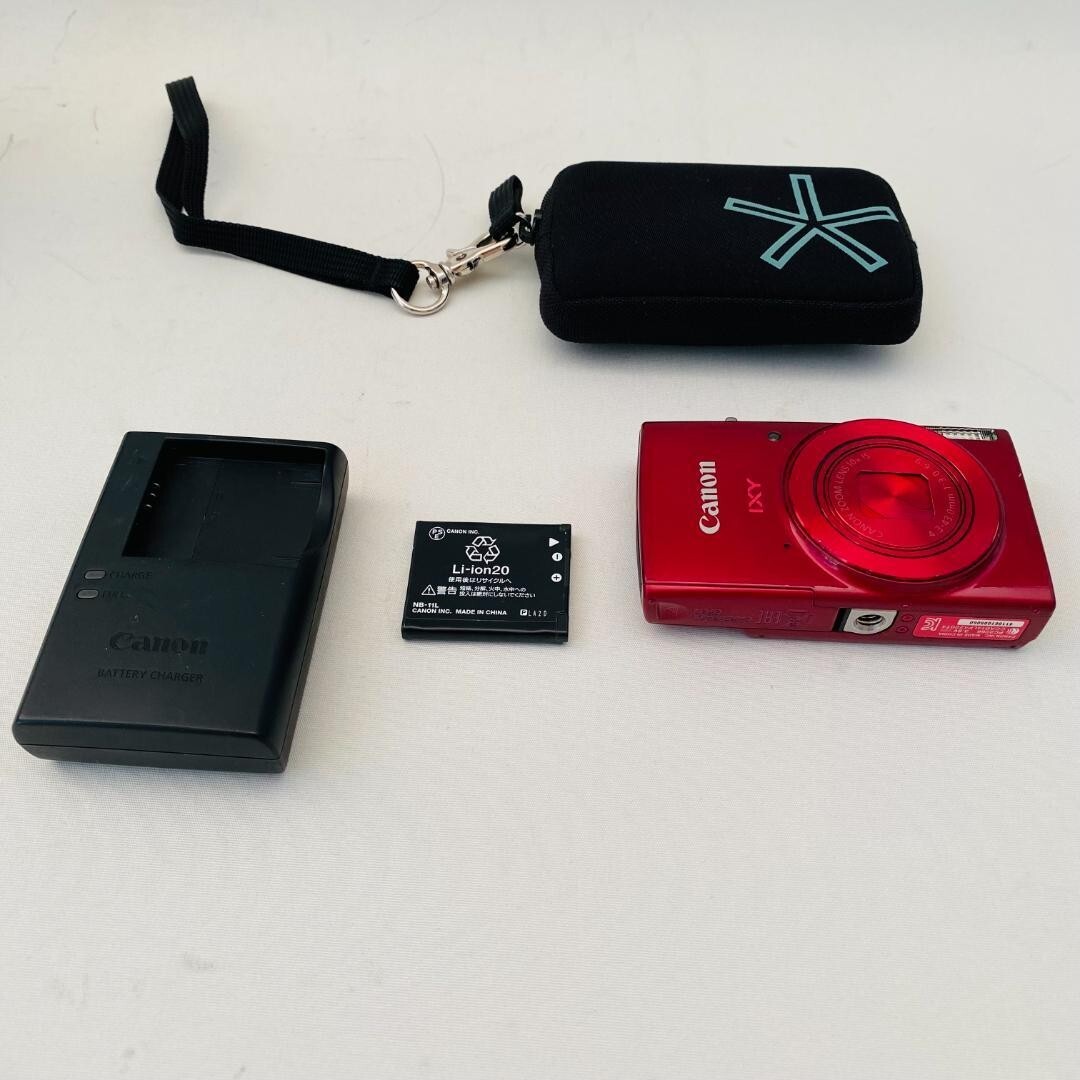 Canon IXY 190 BK PowerShot Camera RED 20.0MP 10X English 