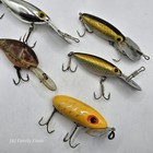 Vtg Storm ThinFin Hot'N Tot Rattle Tot Jitterbug Fishing Lures Lot of 5 Fred Arb