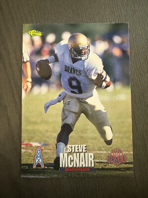 1995 Classic NFL Draft #69 STEVE McNAIR Football Card Rookie RC