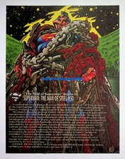 Superman the Man of Steel DC Comics 1995 Trade Print Magazine Ad Poster ADVERT