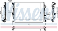 GENUINE NISSESNS RADIATOR FOR SEAT ARONA  1.6 TDI