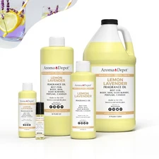 Lemon Lavender Fragrance Oil for Body, Candles, Soap, Lotion, Incense & Warmer