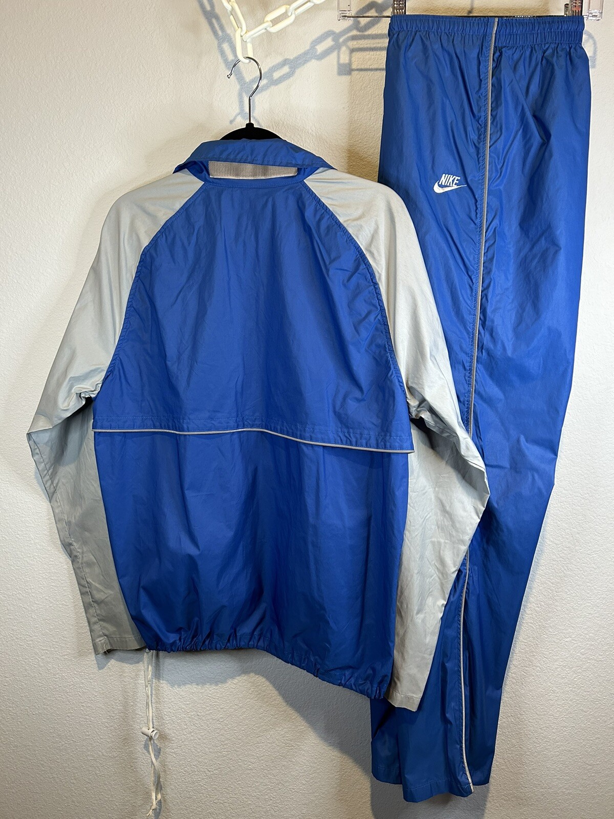 VTG 1980's Nike Tracksuit OG L Zip Up Jacket Pant… - image 12