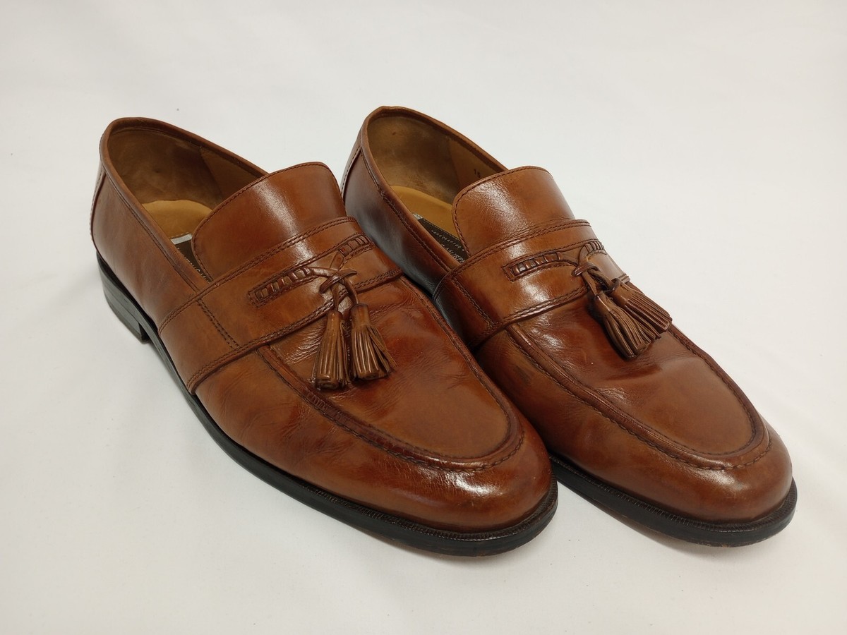 Johnston & Murphy Leather Tan Tassel Loafers Men’s Size 8 1/2 Men main image 4