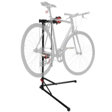 Height Adjustable Bicycle Repair Stand Bike Maintenance Station Rack w/Tool Tray
