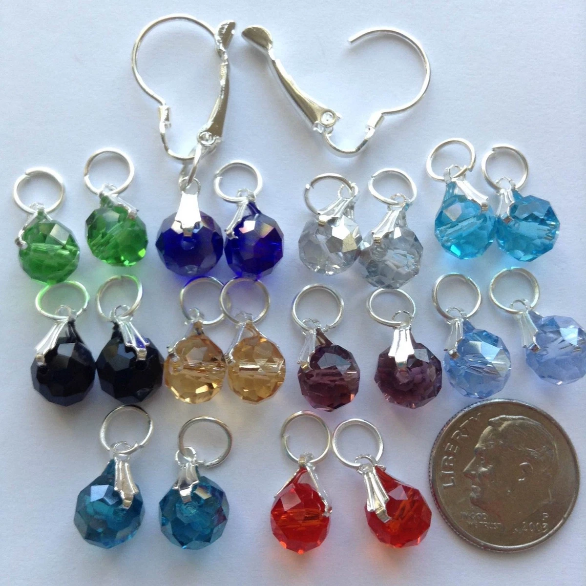 Interchangeable shop earring charms