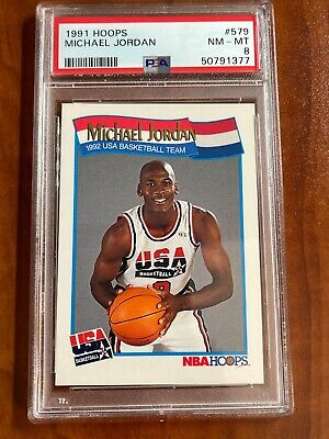 🔥 1991-92 NBA HOOPS MICHAEL JORDAN USA BASKETBALL TEAM PSA 🔥 1991-92 NBA HOOPS MICHAEL JORDAN USA BASKETBALL TEAM PSA