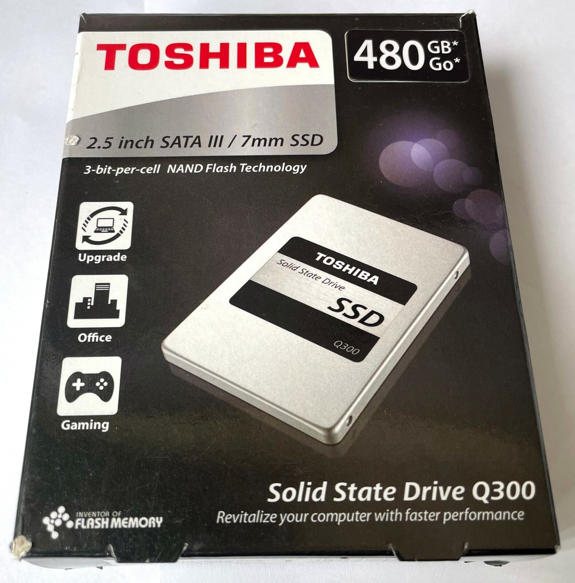 東芝NAND 480GB 2.5インチ SSD TOSHIBA製SSD SATA 2.5inch 480GB THNSN9480GESG 本体のみ 480GB SSD