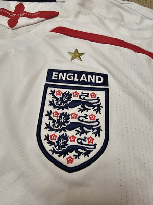 ENGLAND 2007 2009 HOME FOOTBALL SHIRT SOCCER JERSEY VINTAGE M