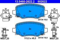 Jeep T. Cherokee 2.0-2.2 CRD/2.4-3.2 4X4 BremsbelÄGe 13-