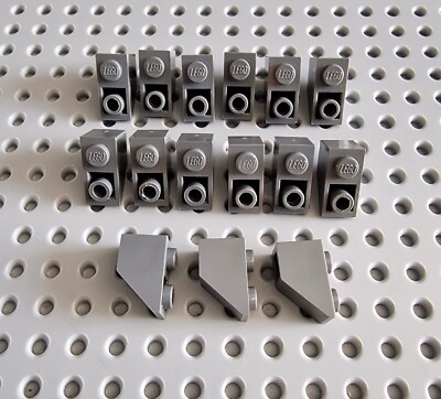 LEGO Schrägstein Dachstein Negativ neu dunkelgrau 15 Stk 1x2 Slope Brick 3665 R3
