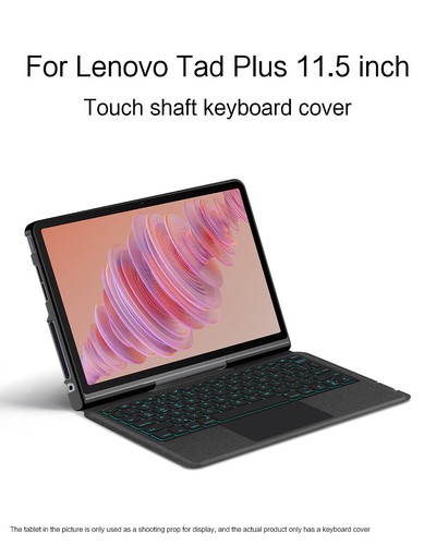 For Lenovo Tab Plus TB351FU 11.5" Backlit Bluetooth Keyboard Touchpad Case Cover - Picture 4 of 20