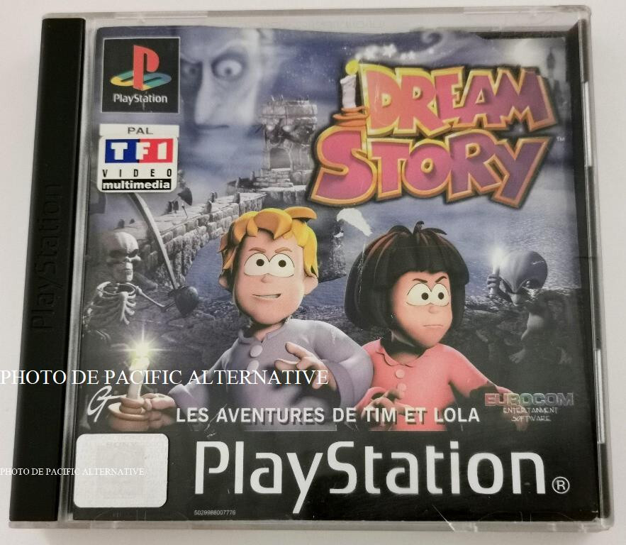 jeu DREAM STORY les aventures de tim et lola pour Playstation 1 ps1 psx francais