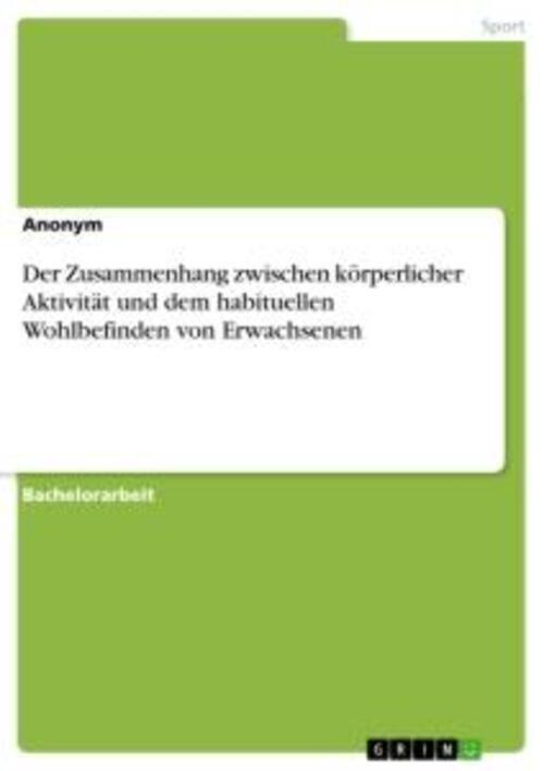 Thumbnail - Der Zusammenhang Zwischen Körperlicher Aktivität Und Dem