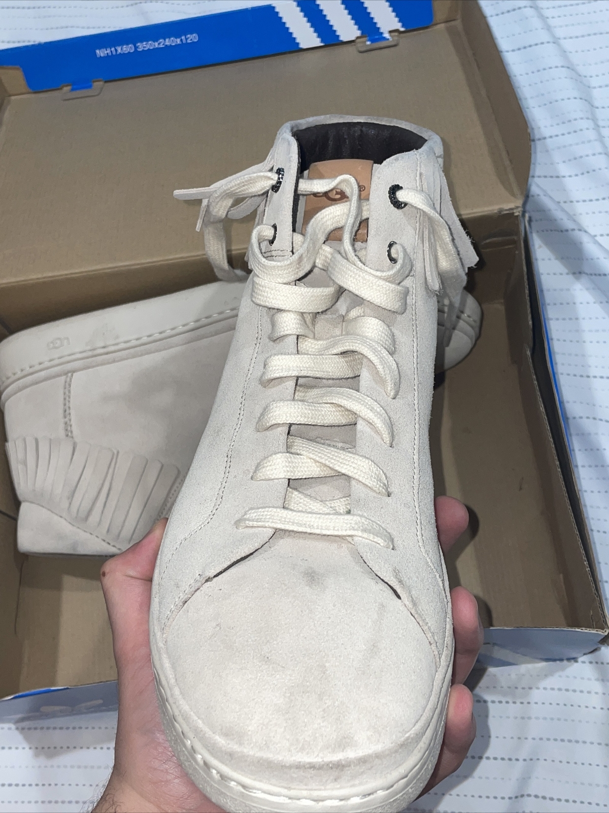 Men&rsquo;s Suede UGGs Shoe - Cali Fringe High-Top Trainer - Men&rsquo;s Sneaker Ugg