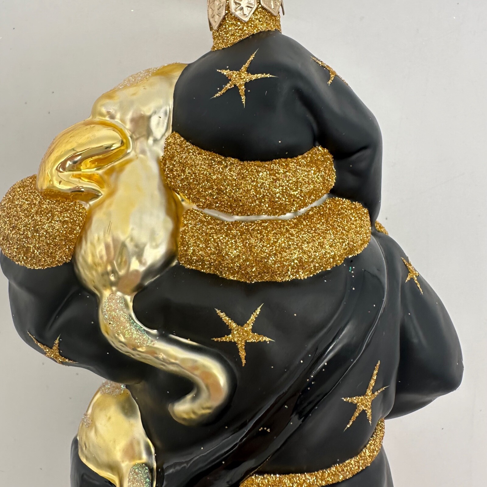 2000 Patricia Breen Stanzi's Kittens Santa Black 6.3" Ornament