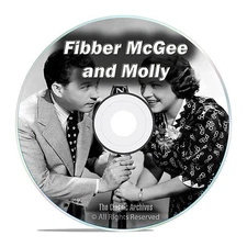 Fibber McGee and Molly, All Known 1,127 Old Time Radio Shows MP3 DVD