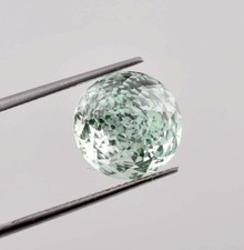 HUGE 9.35 Ct Natural Apple Green Flawless Sapphire GIT Certified Loose Gemstone