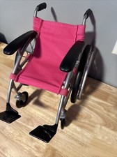 Foldable Wheelchair OG Our Generation for 18" American Girl Doll Battat Pink