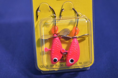 APEX WHIPLASH Pesca Jig Lure Spinner, per Vermi/Plastiche, Confezione da 5, Rosa Caldo,WH1 4-3 - Foto 2 di 4