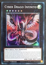 CYBER DRAGO INFINITO (Dragon Infinity) Super Rara in Italiano RA04-IT068 YUGIOH