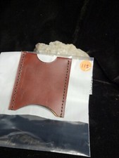 Genuine Leather Hand Made,hand stitched, minimalist wallet, new,vertical 112